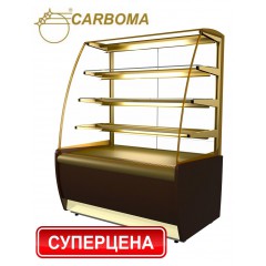 Кондитерська вітрина ВХСв-0,9д Carboma - K70 VM 0,9-1 Flandria